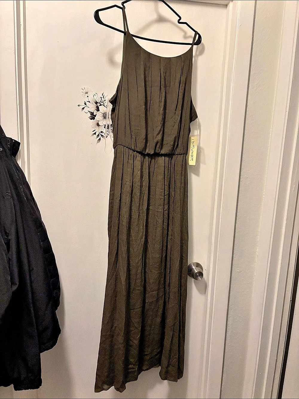 Tacera Maxi Dress in Green NWT